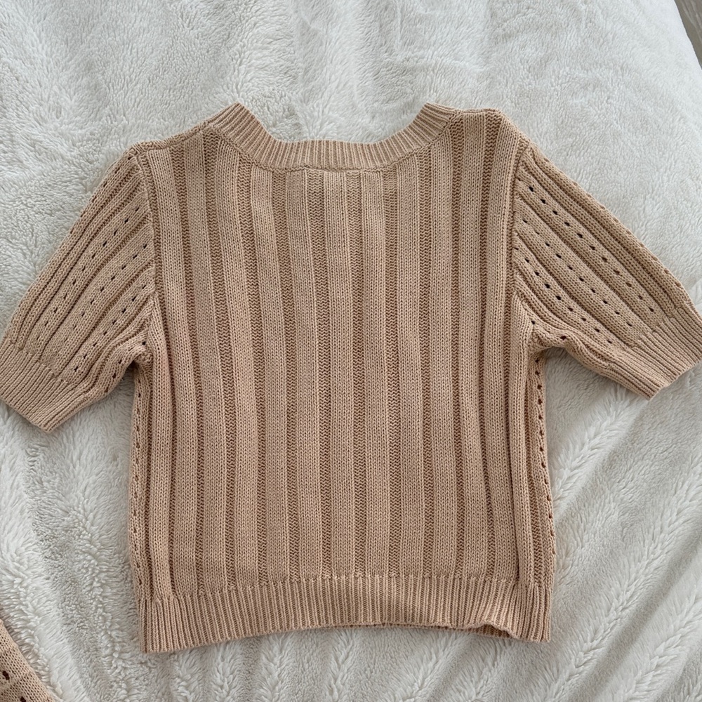Vici Beige Knit Ensemble - Picture 3 of 3